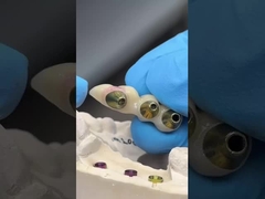 কাস্টম ফিট নান্দনিকতার জন্য পোরসেলান জিরকোনিয়া সিমেন্ট রিটেনড স্ক্রু ইমপ্লান্ট হেক্সাগোনাল হেড ফর্ম